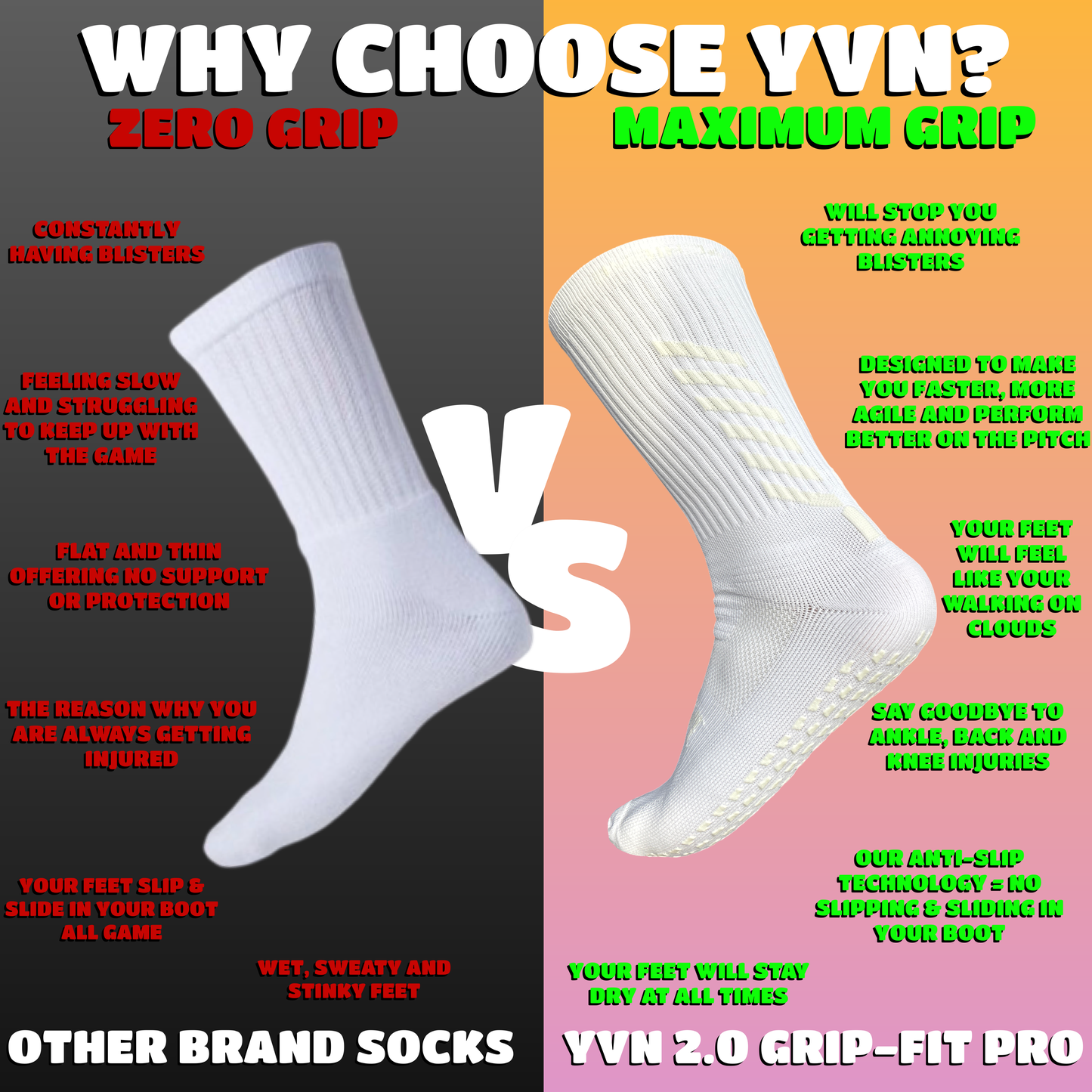 Grip-Fit 2.0 PRO Midcalf Length - Whiteout