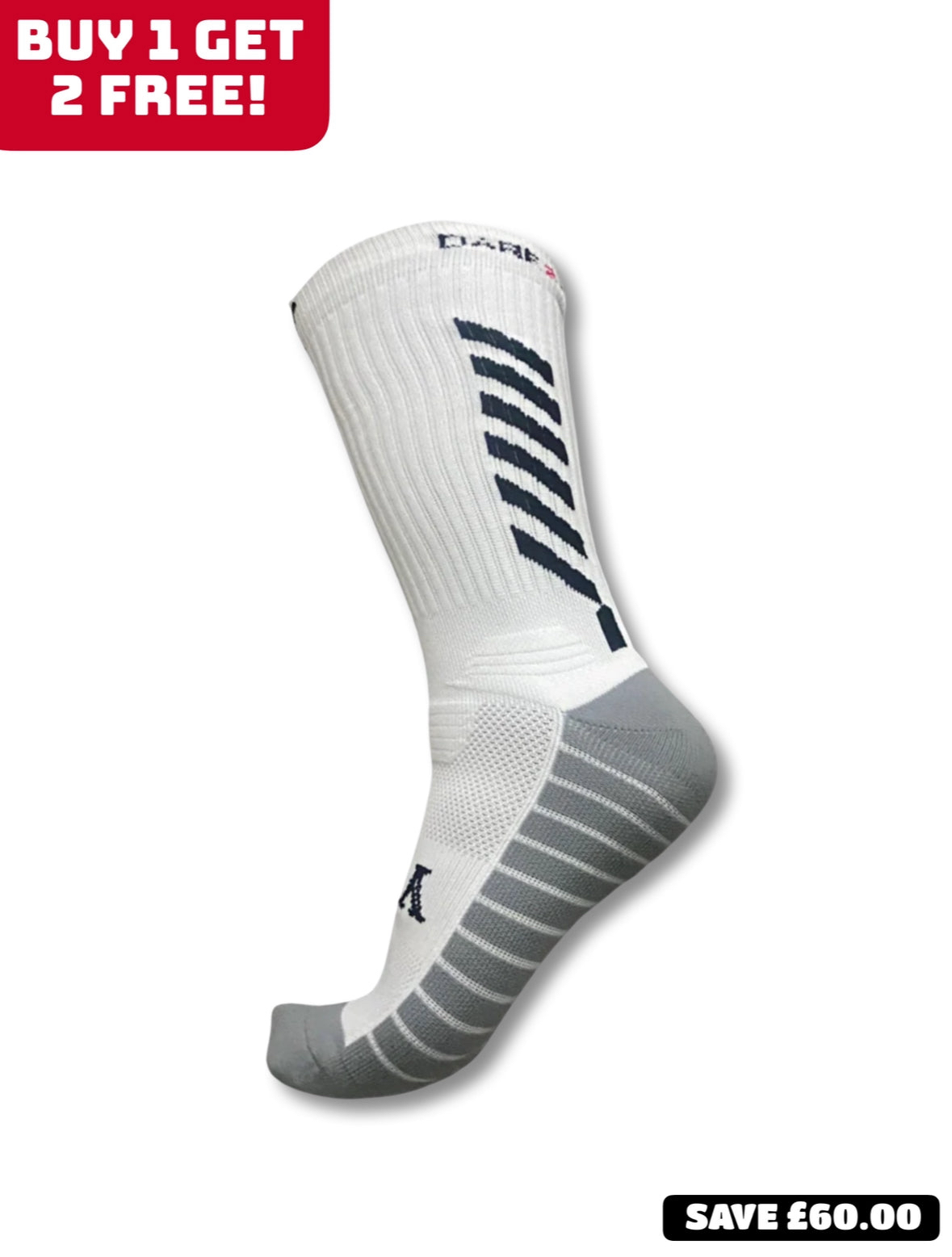 Comfort-Fit 2.0 PRO Midcalf - White (Bundle)