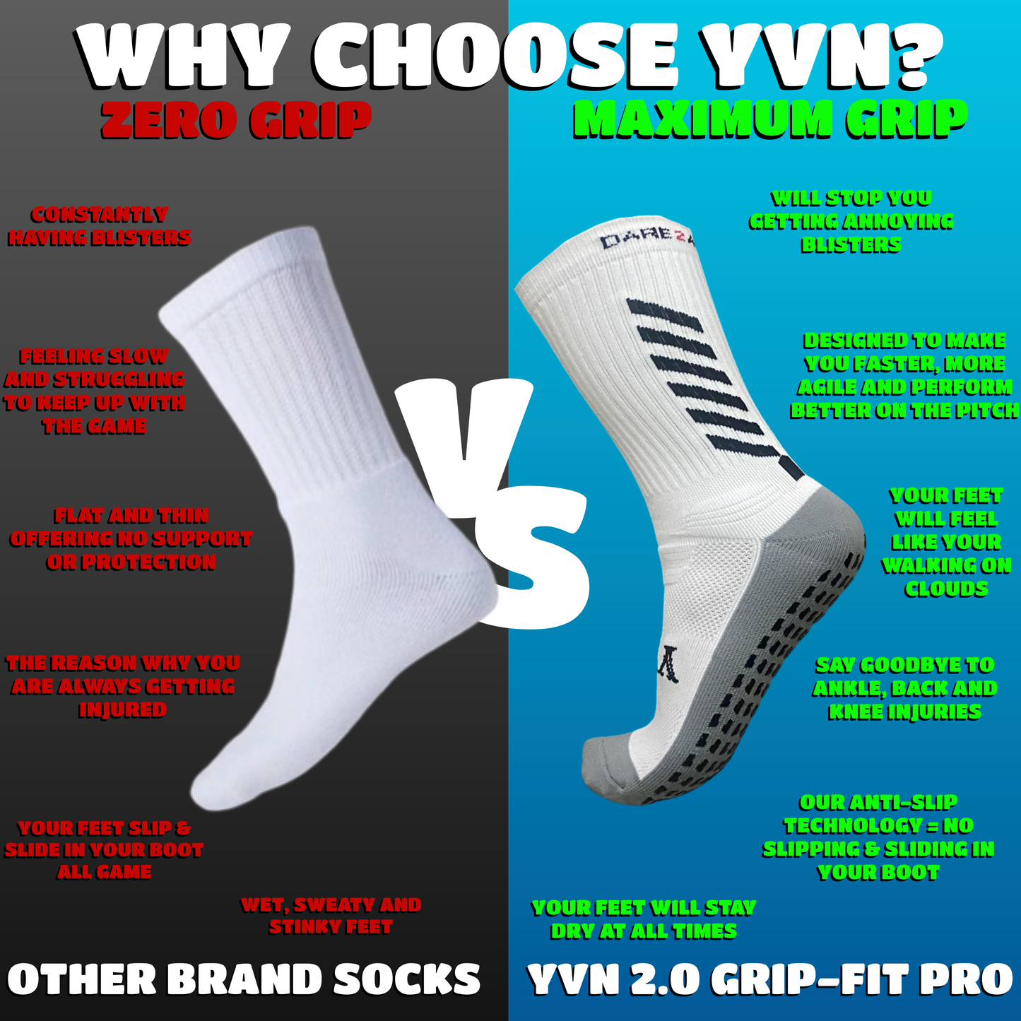 Grip-Fit 2.0 PRO Midcalf Length - White