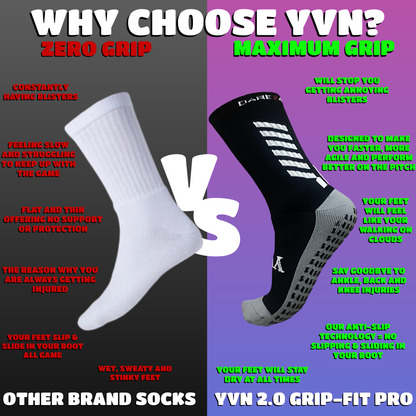 D2A 2.0 Grip-Fit PRO Midcalf Length Sock